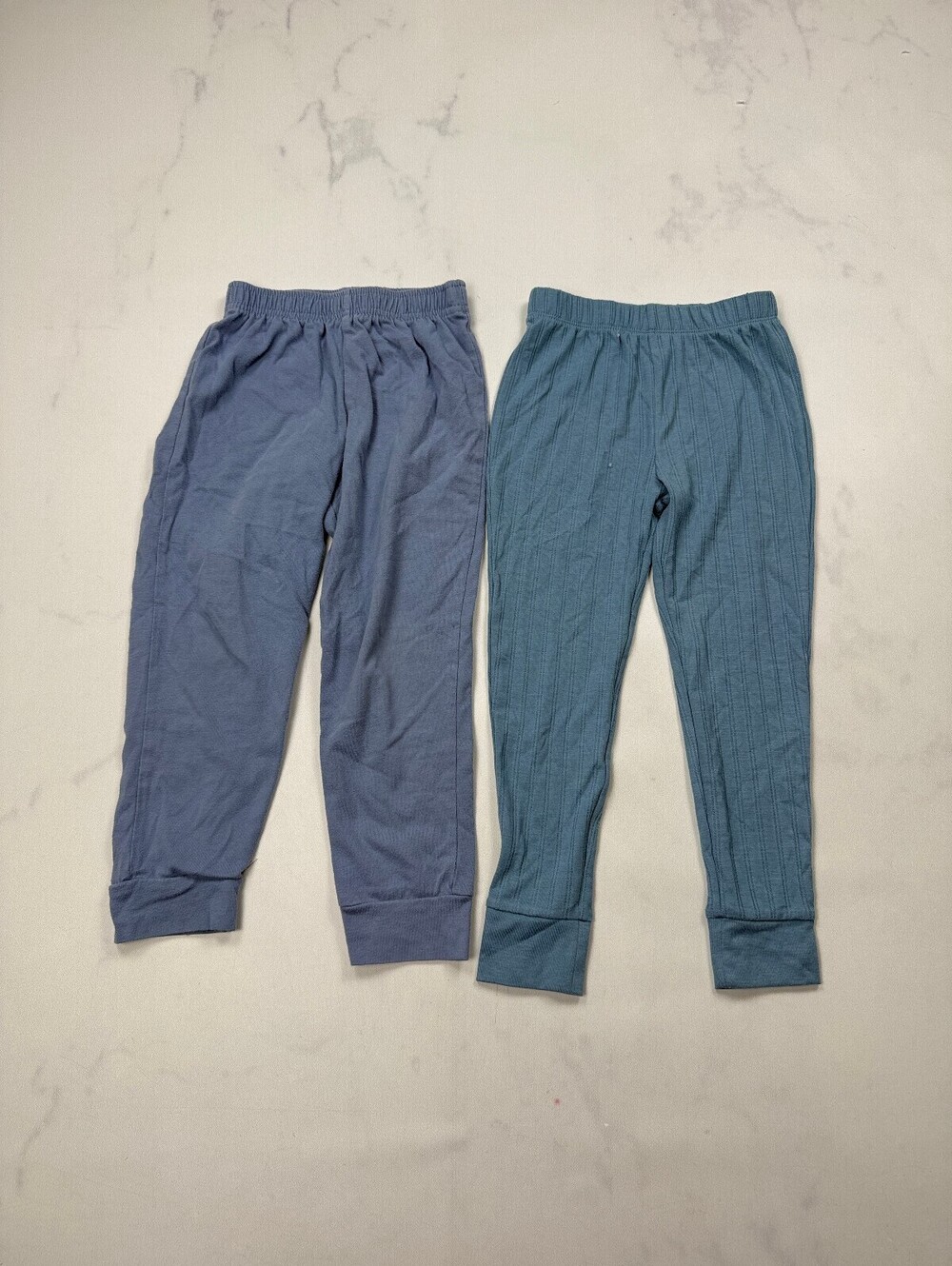 Cat & Jack Leggings Sweatpants Blue Modern Tapered Bundle of 2 - Boys 4T